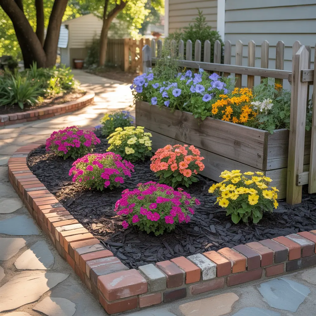 front yard flower bed simple ideas