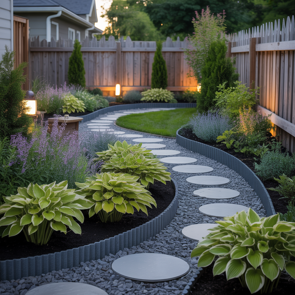 front yard hosta outdoor plans garden ideas