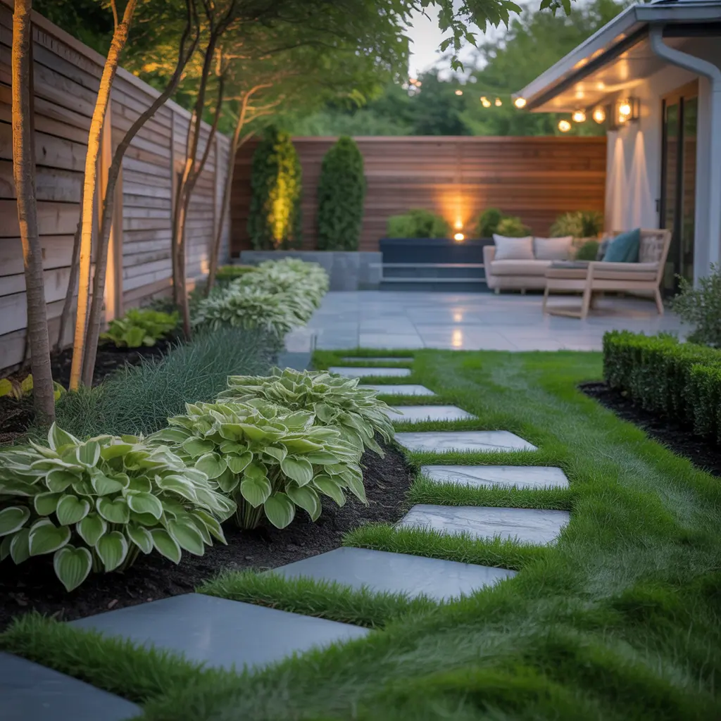 front yard hosta outdoor plans garden ideas