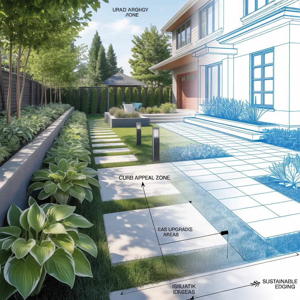 front yard hosta outdoor plans garden ideas