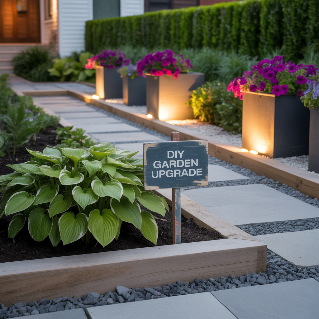 front yard hosta outdoor plans garden ideas