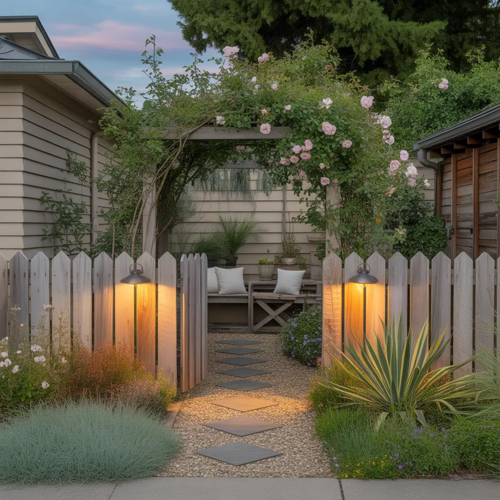 front yard ideas low fence