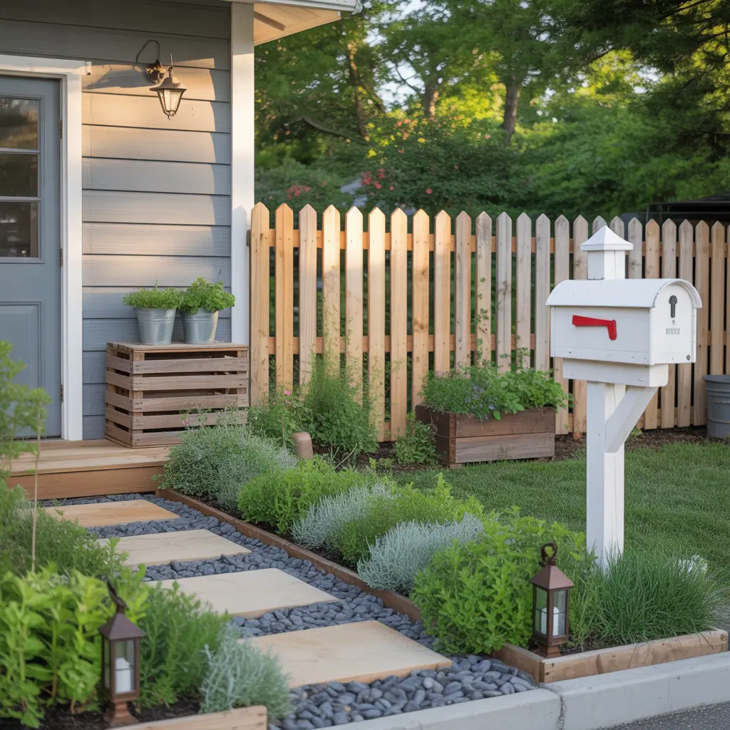 front yard ideas low fence