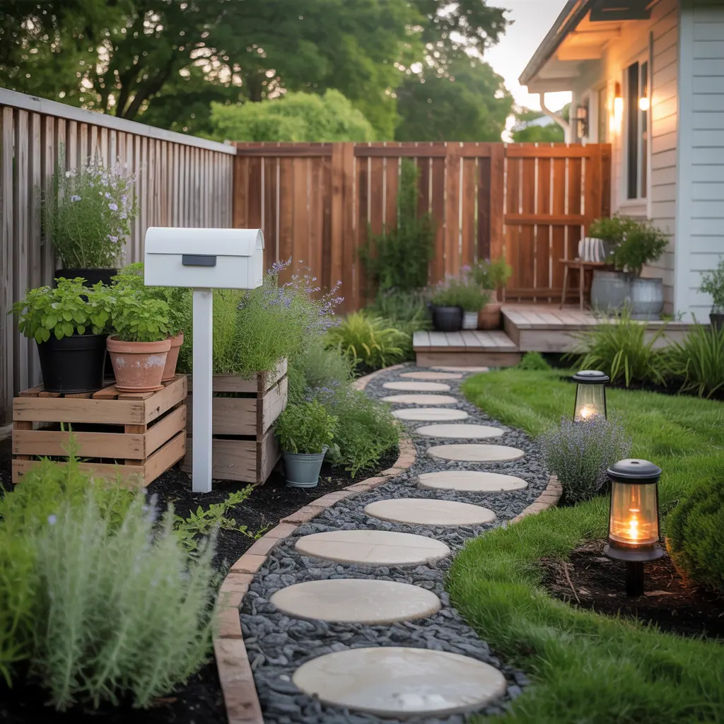 front yard ideas low fence