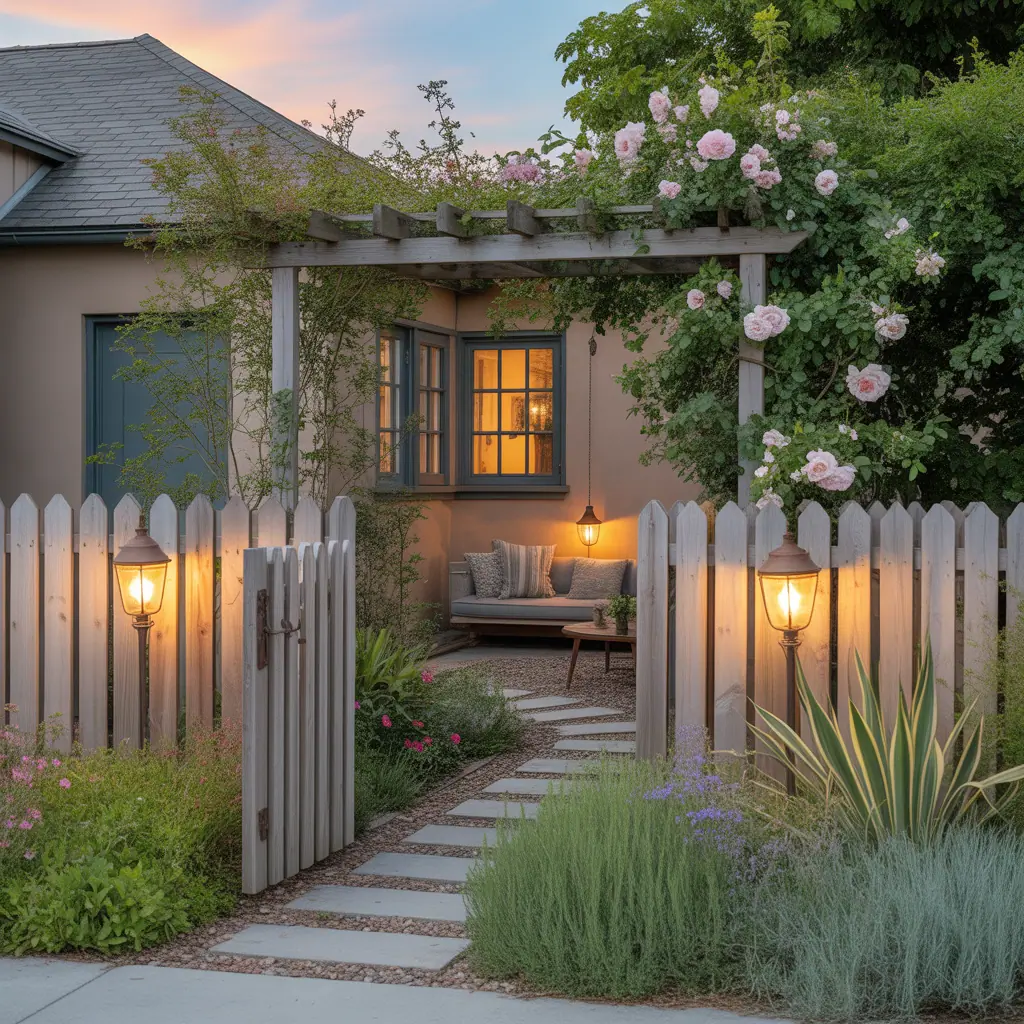 front yard ideas low fence