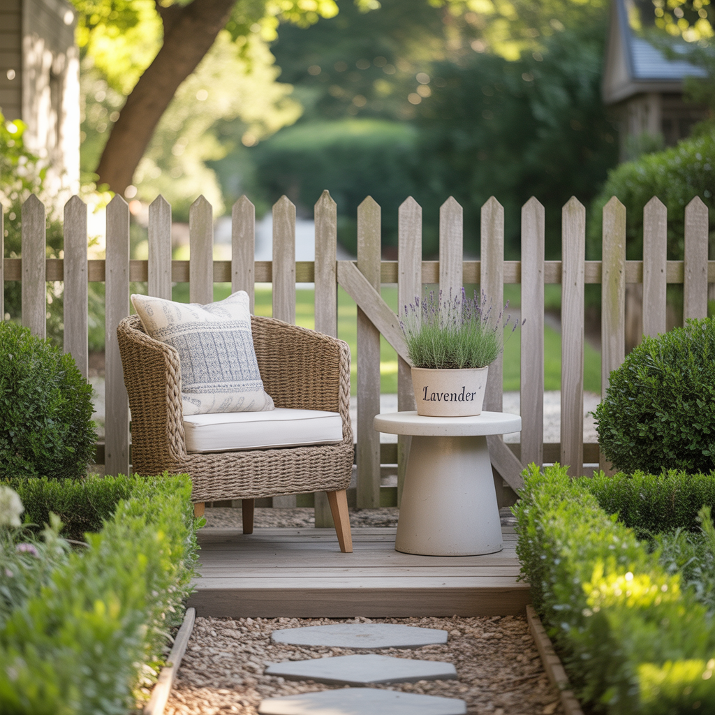 front yard ideas low fence