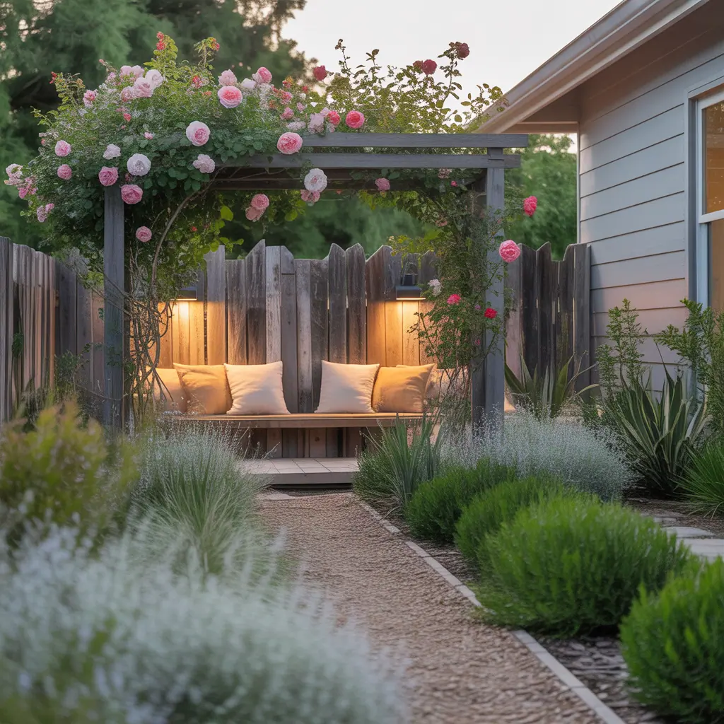 front yard ideas low fence