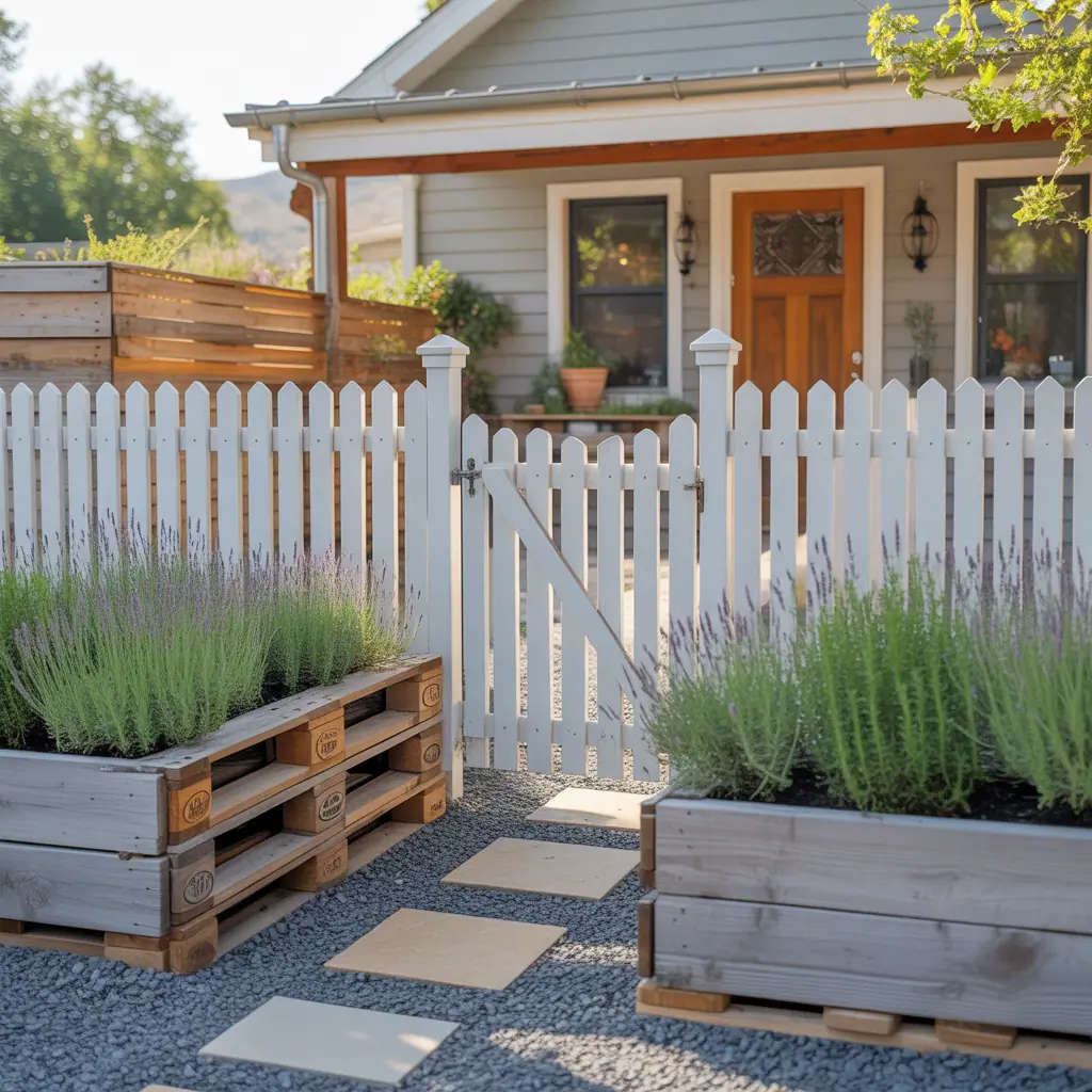 front yard ideas low fence