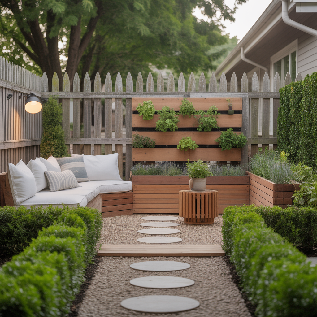front yard ideas low fence
