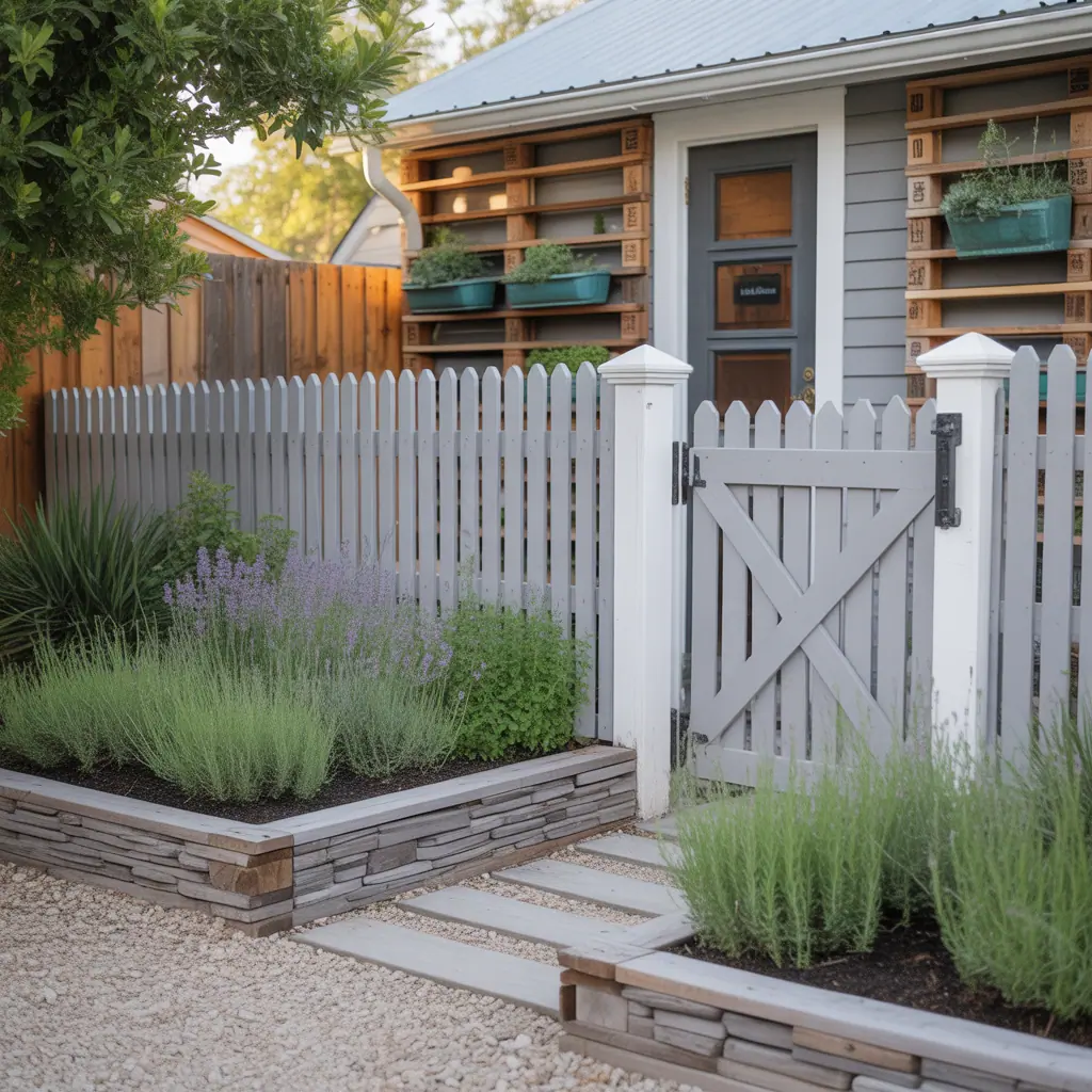 front yard ideas low fence