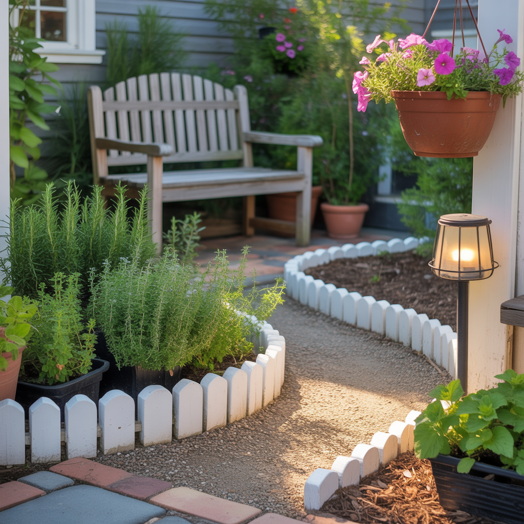 front yard ideas low fence