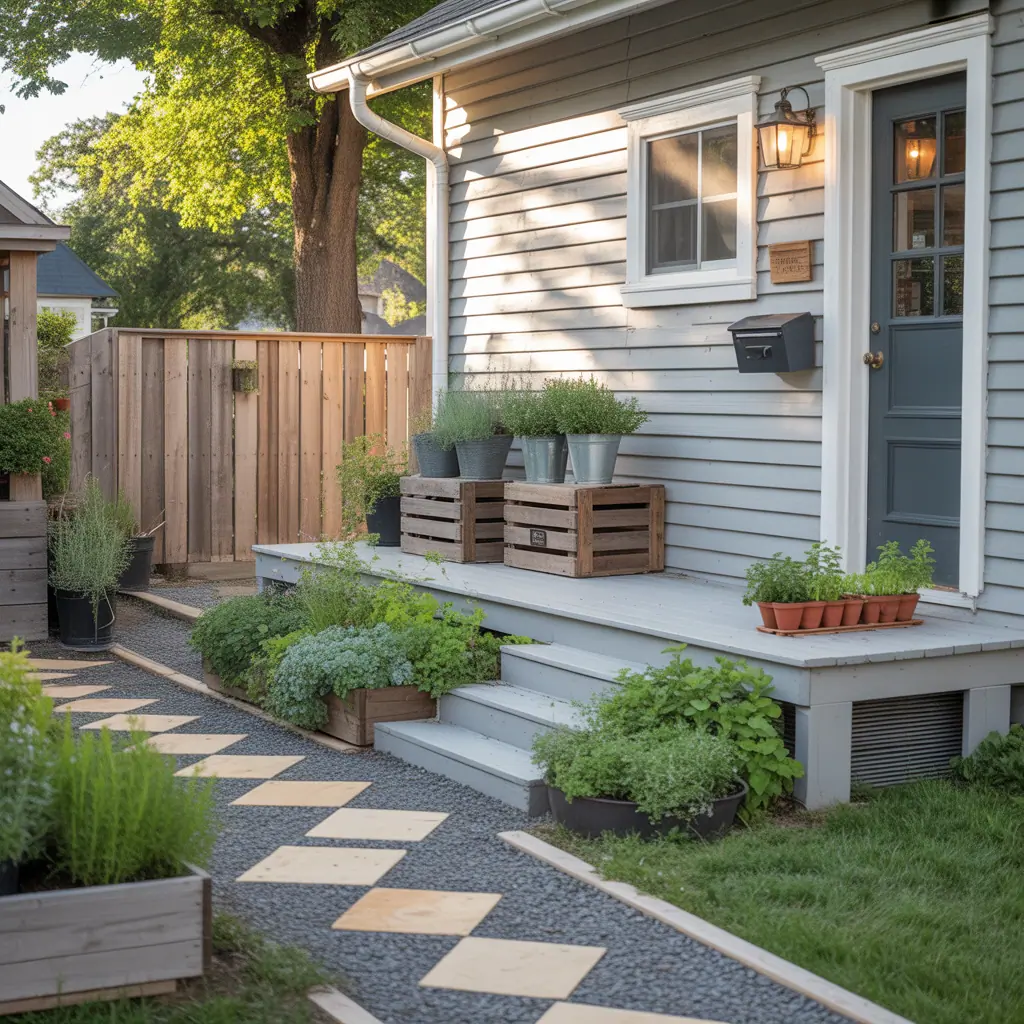 front yard ideas low fence