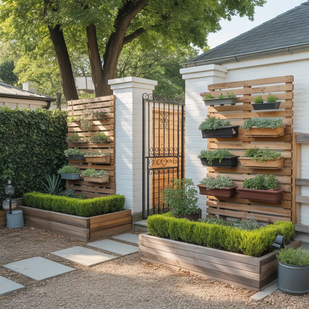 front yard property dividers ideas