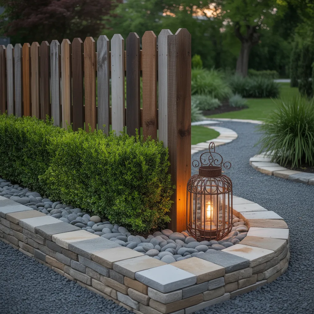 front yard property dividers ideas