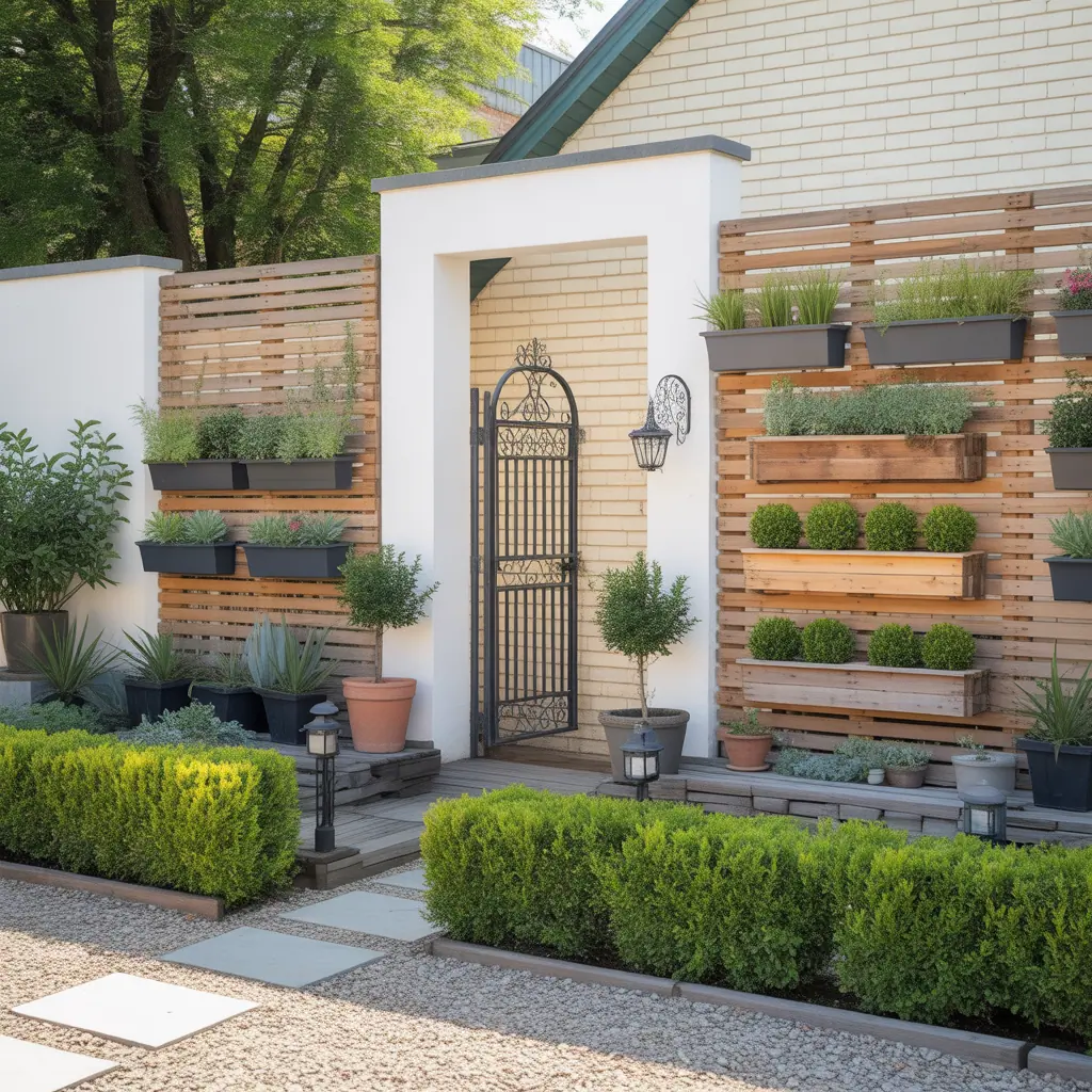 front yard property dividers ideas