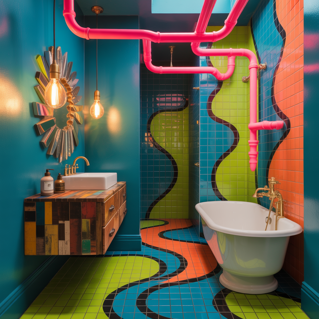 Funky Bathroom