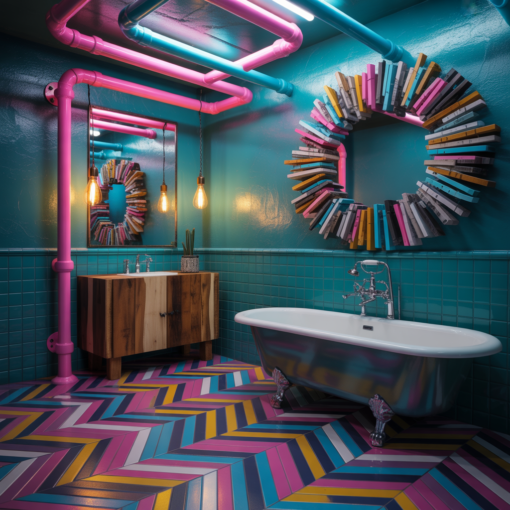 Funky Bathroom