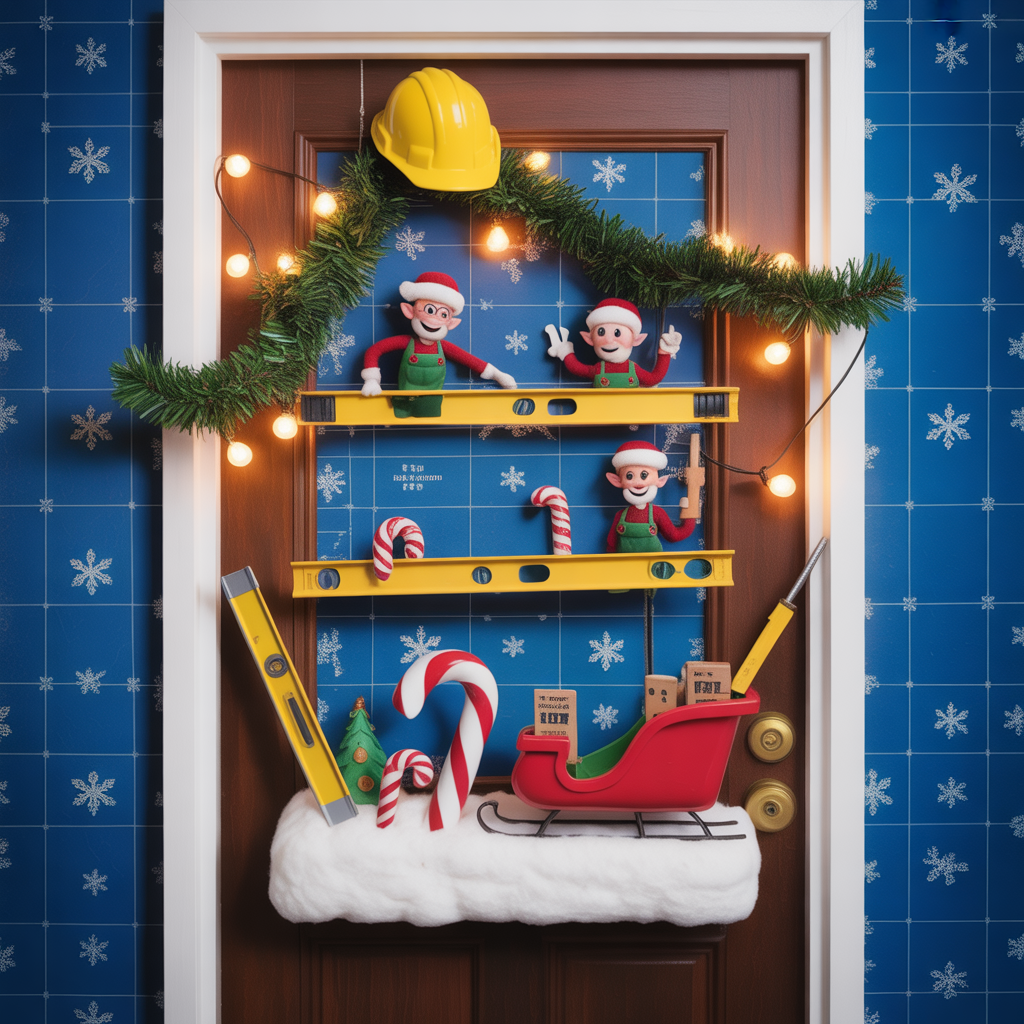 funny office door decorating christmas contest ideas