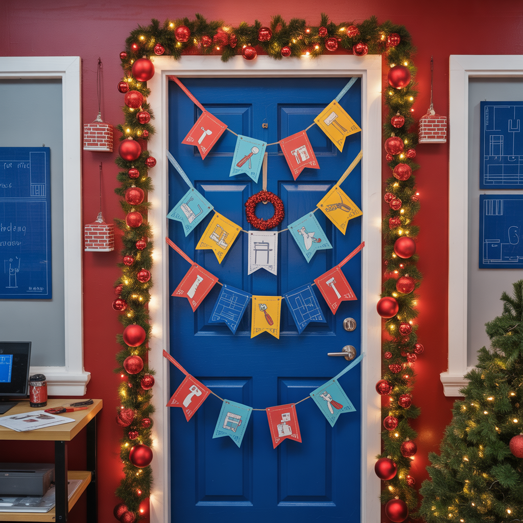 funny office door decorating christmas contest ideas