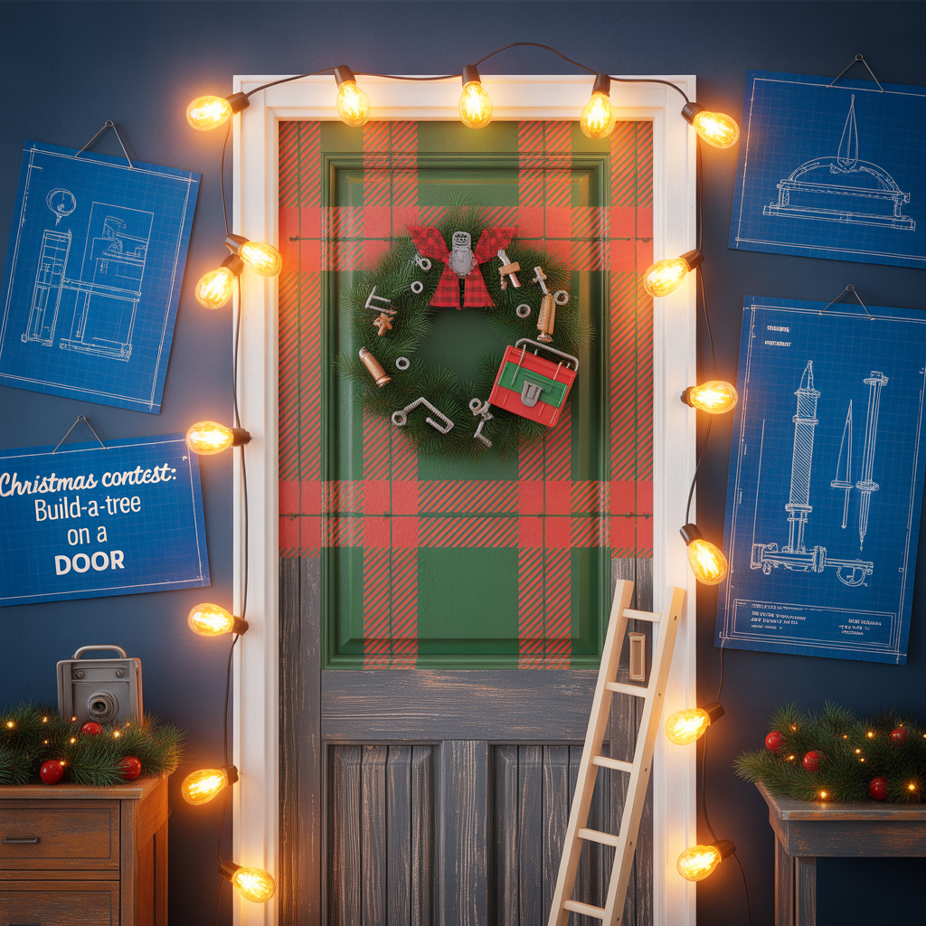 funny office door decorating christmas contest ideas