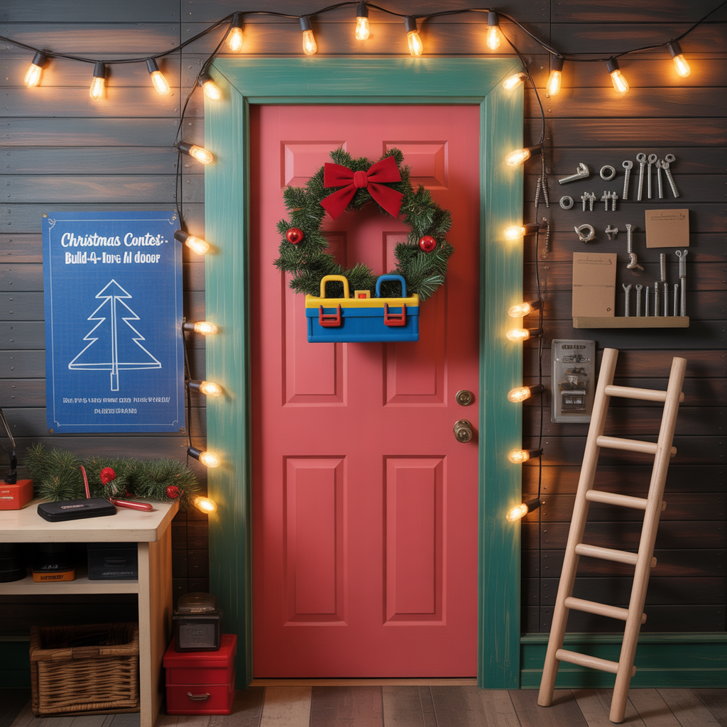 funny office door decorating christmas contest ideas