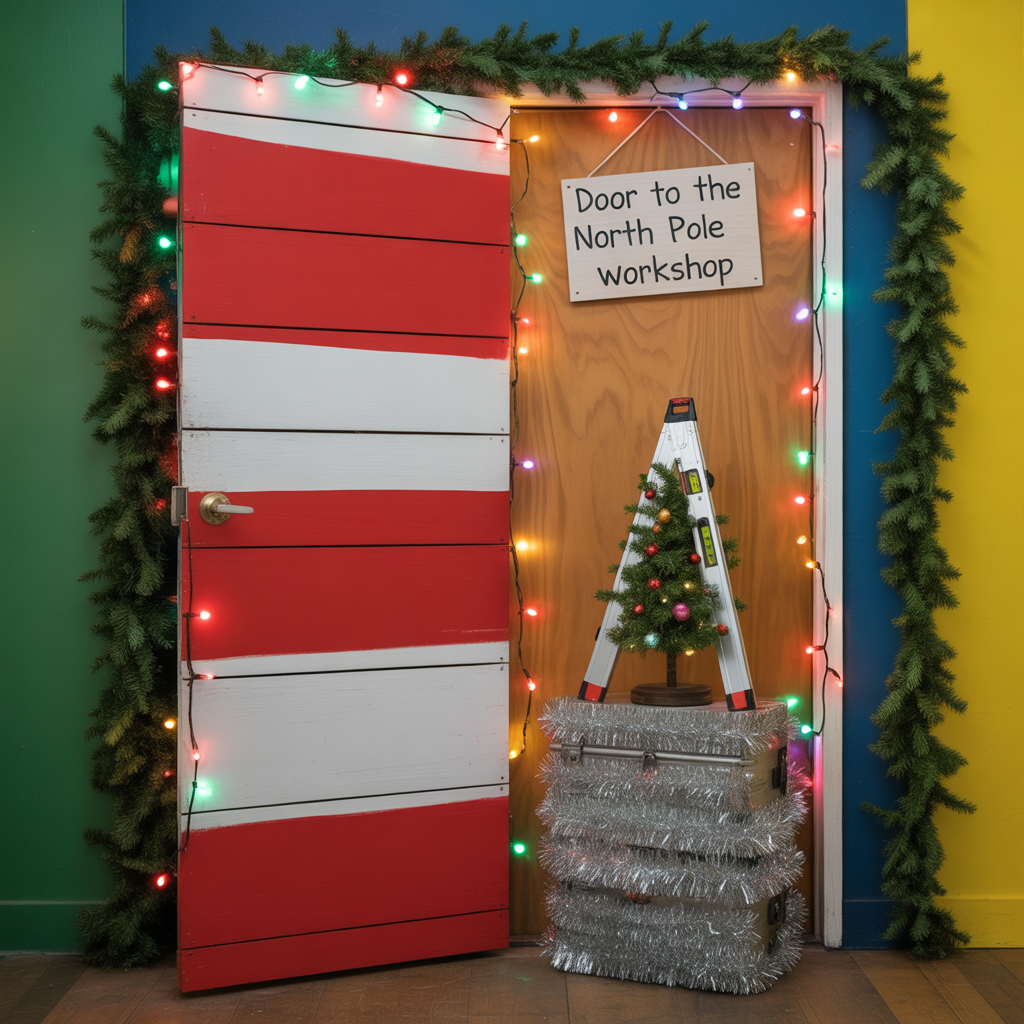 funny office door decorating christmas contest ideas
