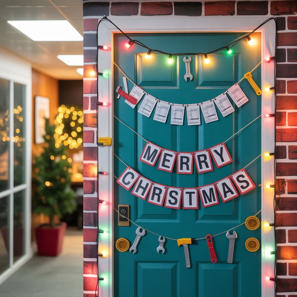 funny office door decorating christmas contest ideas