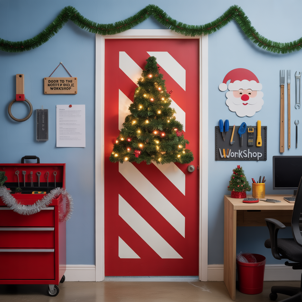 funny office door decorating christmas contest ideas