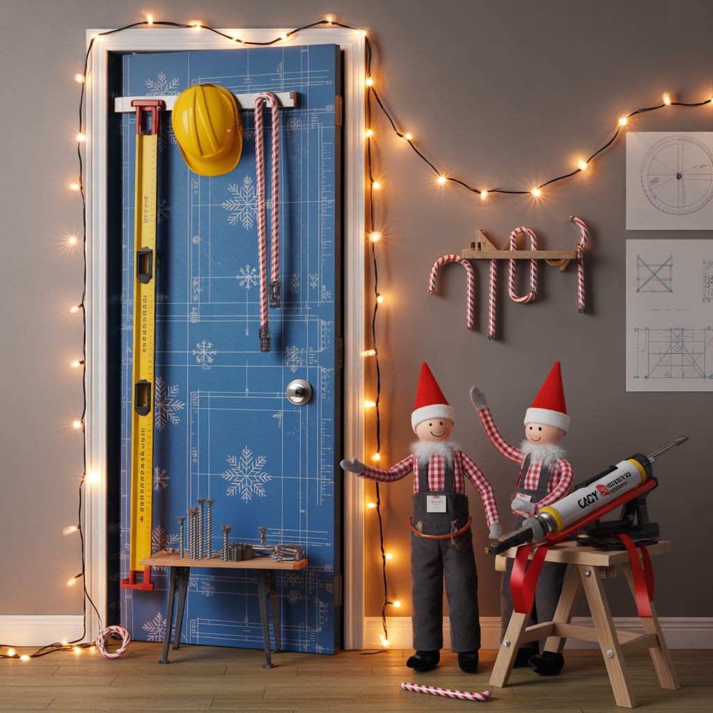 funny office door decorating christmas contest ideas