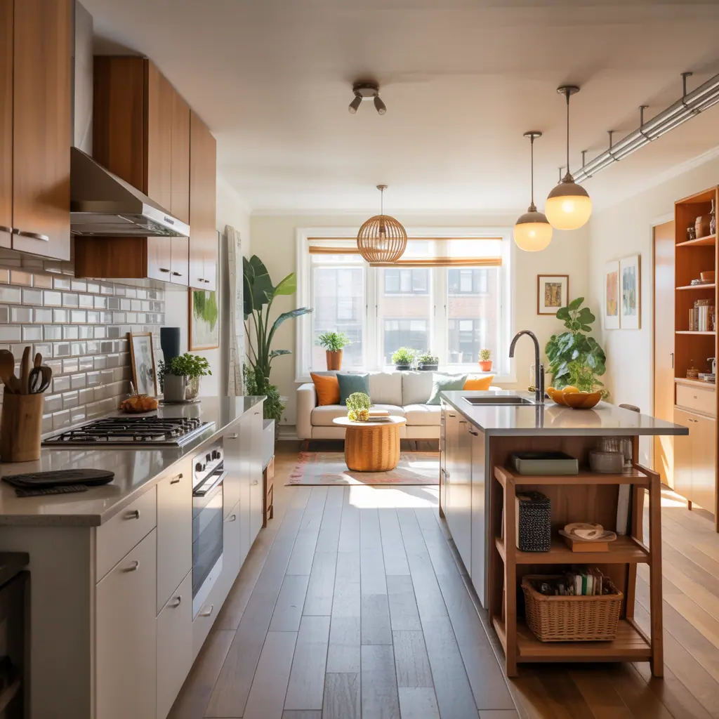 galley kitchen ideas open living room