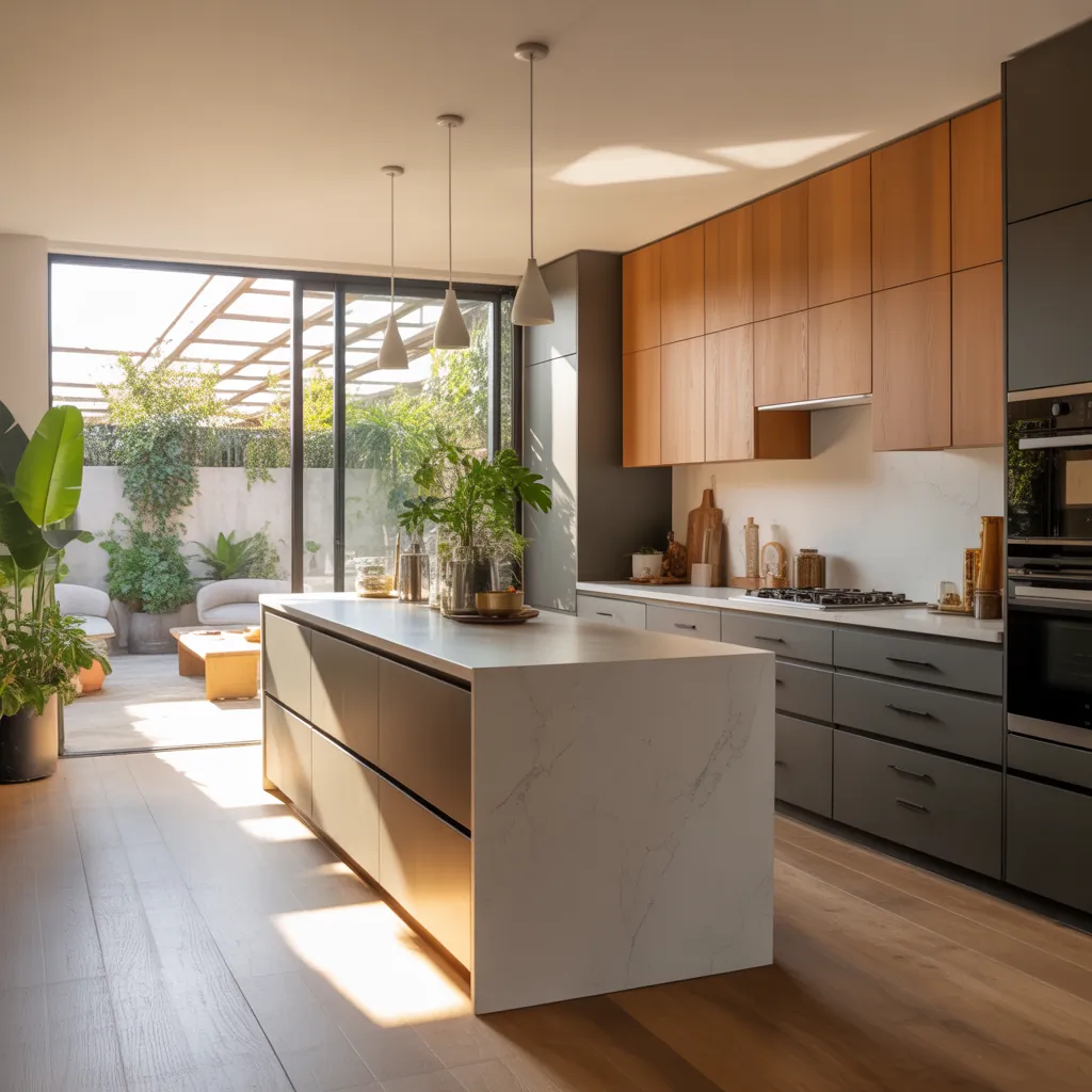 galley kitchen ideas open living room
