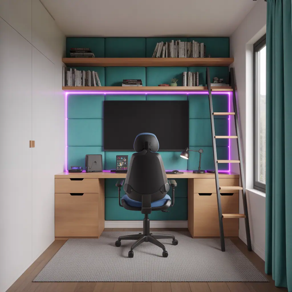 gaming room ideas small bedroom