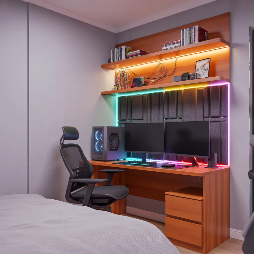 gaming room ideas small bedroom