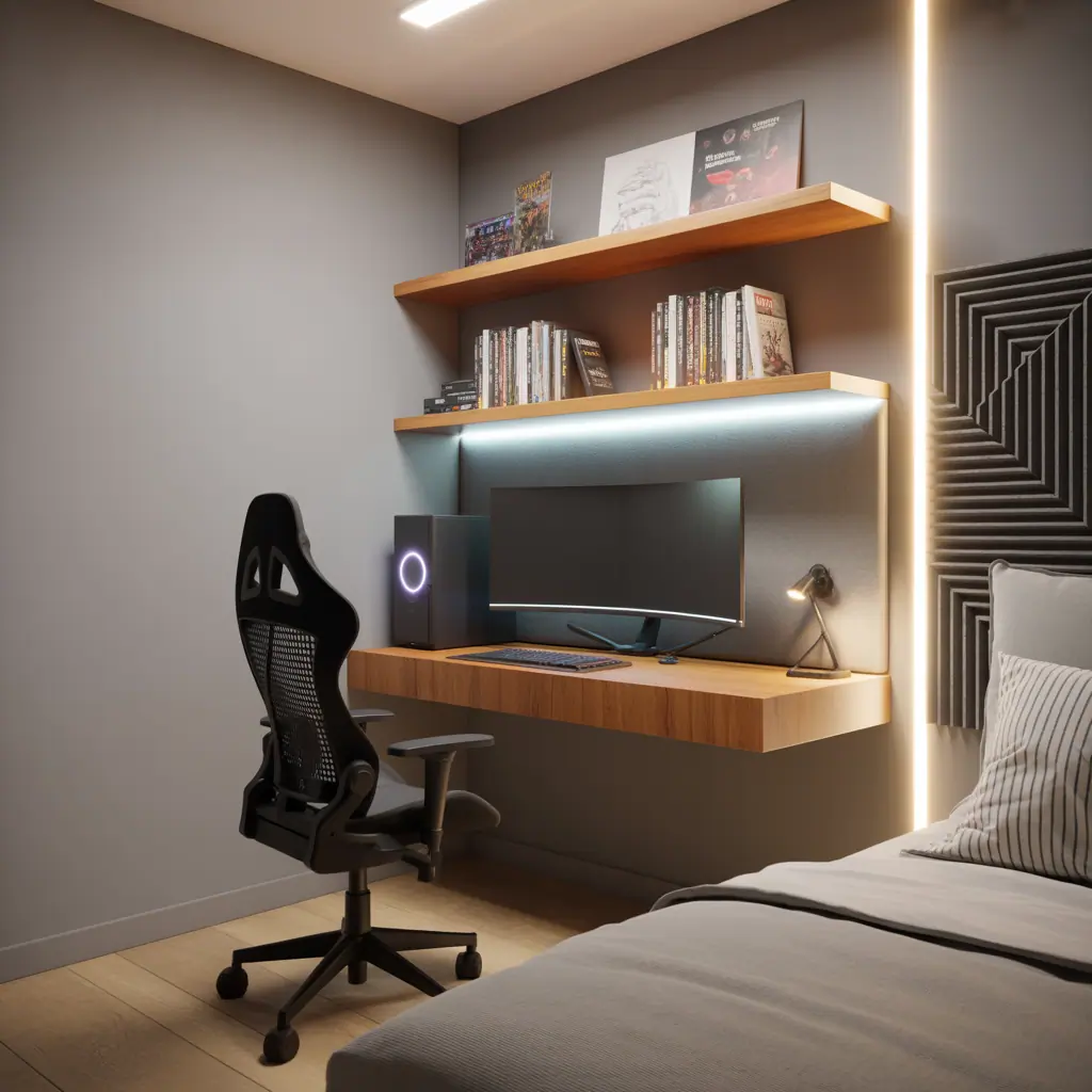 gaming room ideas small bedroom