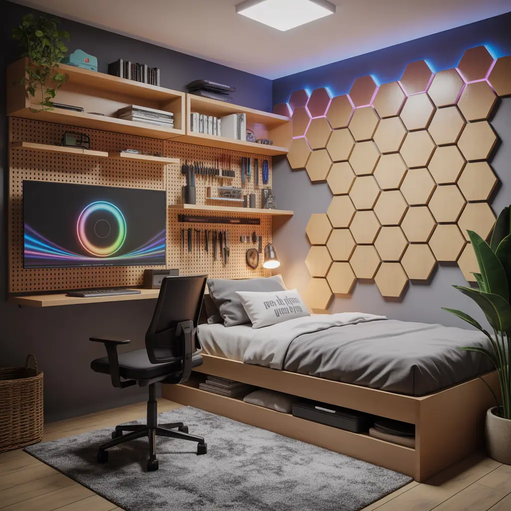 gaming room ideas small bedroom