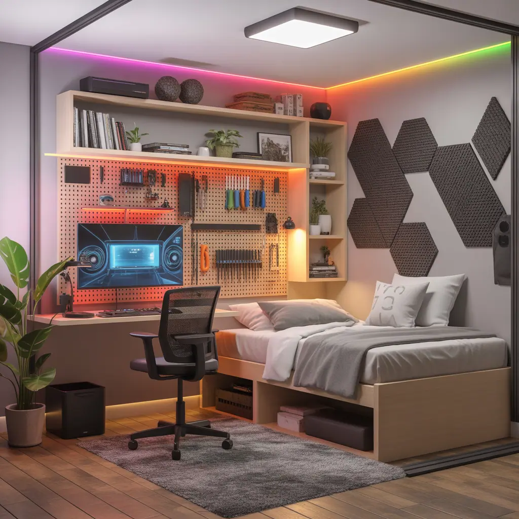gaming room ideas small bedroom