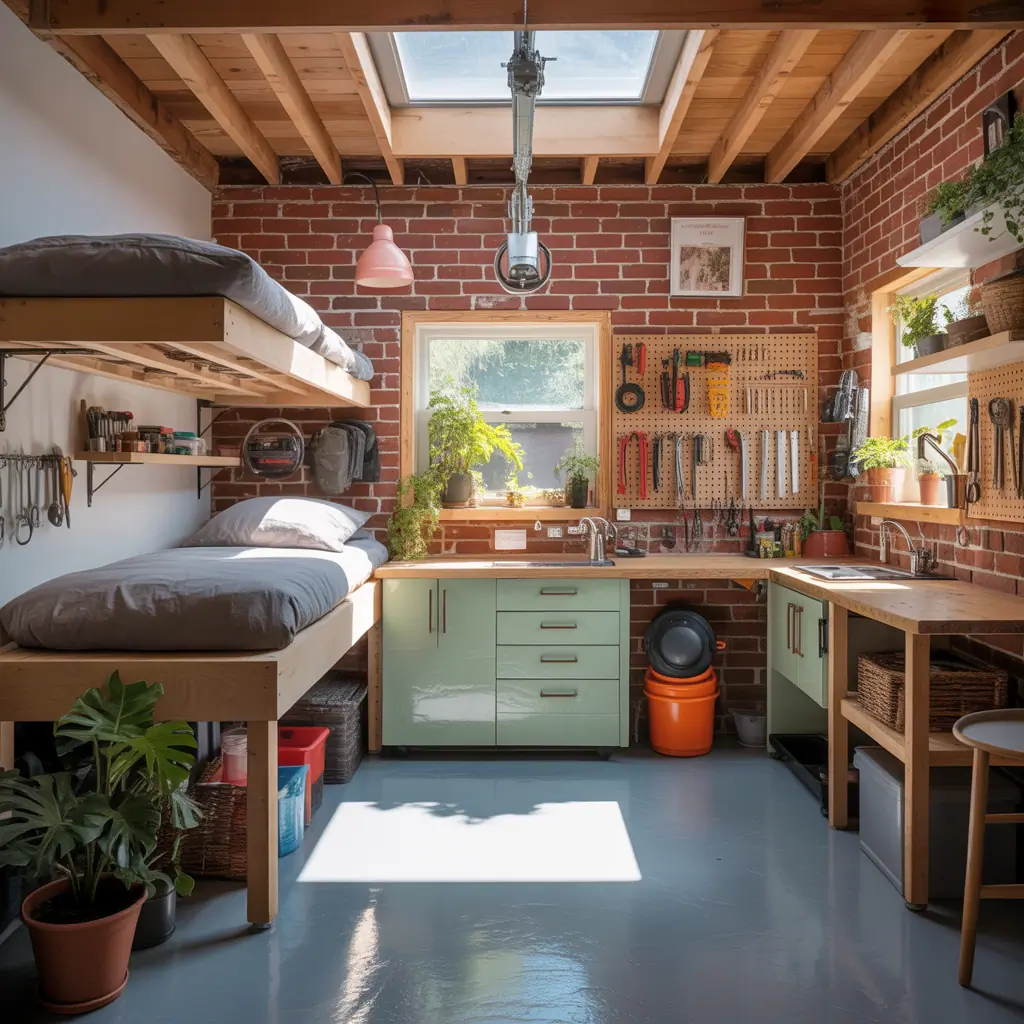 garage apartment interior