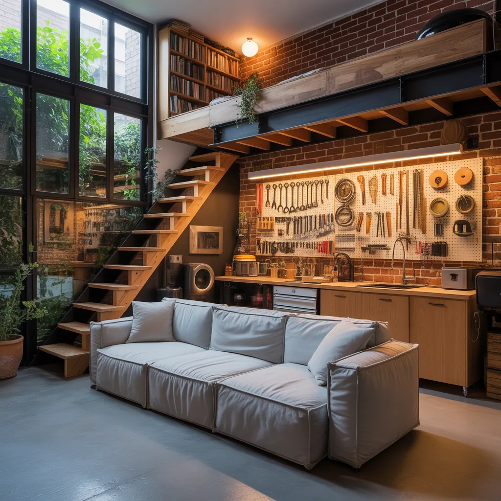 garage apartment interior