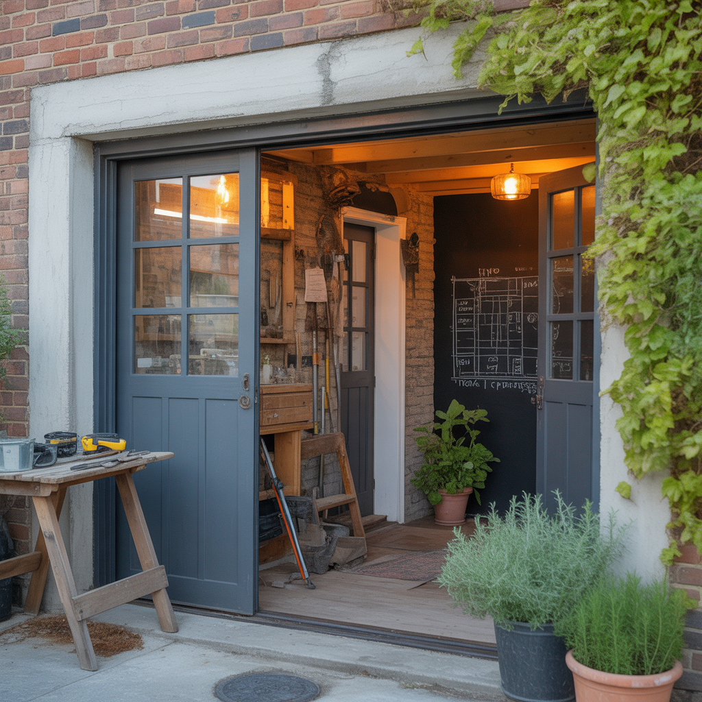 garage entrance to house ideas