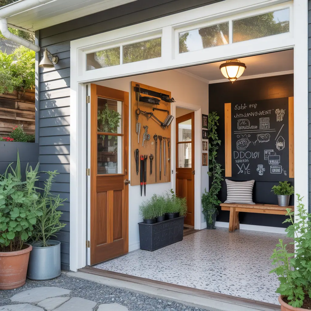 garage entrance to house ideas