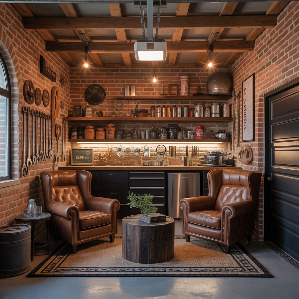 garage man cave basic ideas