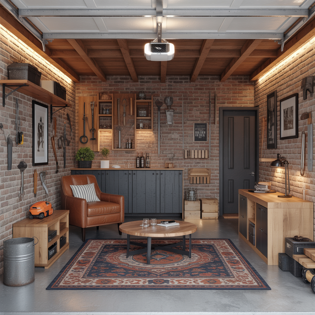 garage man cave basic ideas