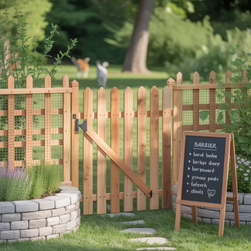 garden fence ideas animal barrier
