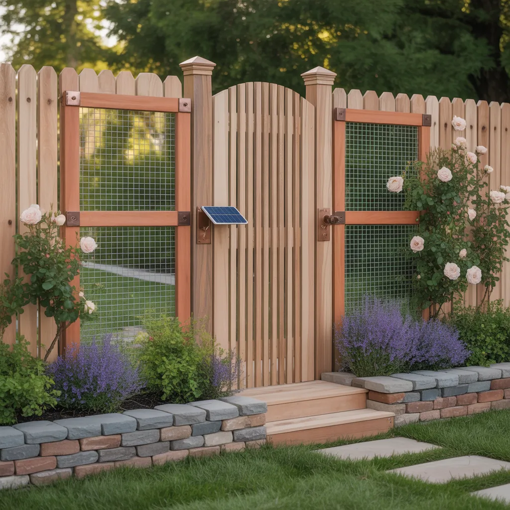 garden fence ideas animal barrier