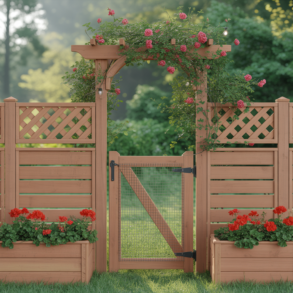 garden fence ideas animal barrier