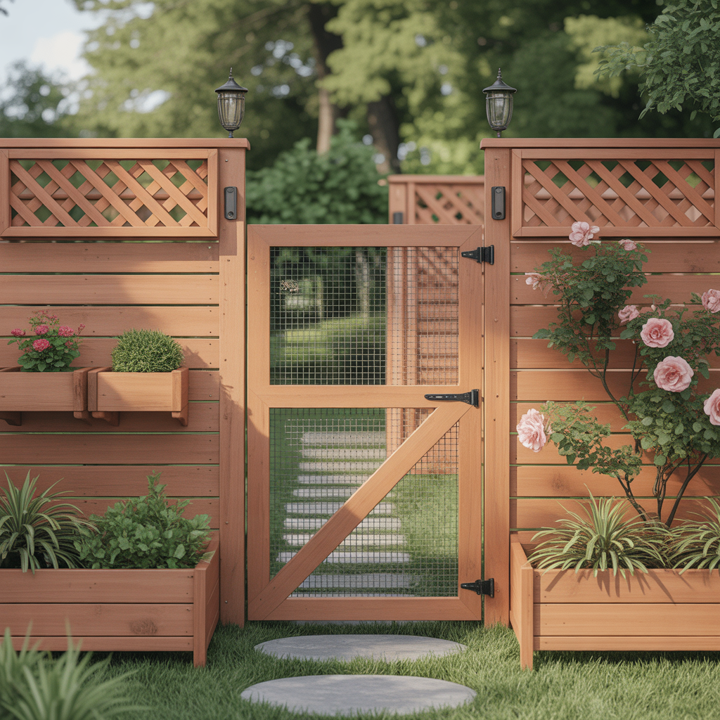 garden fence ideas animal barrier