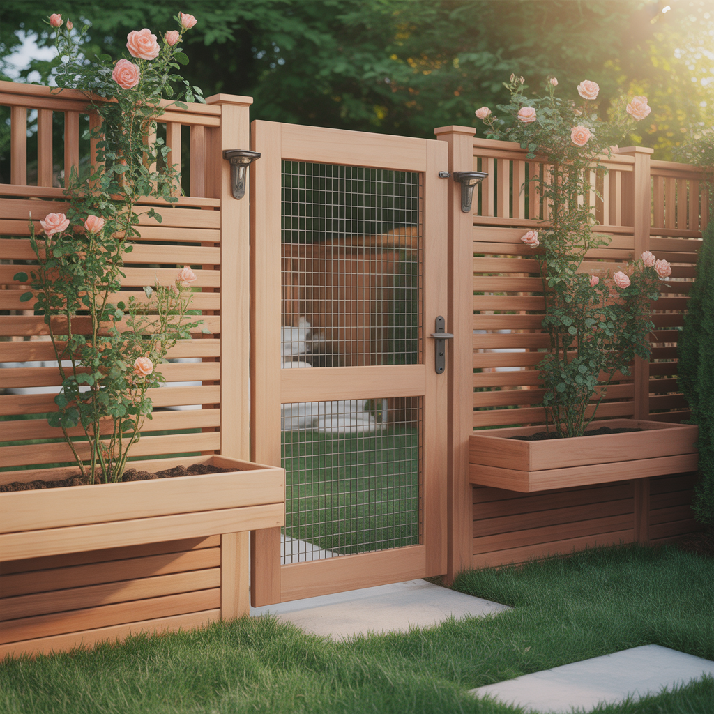 garden fence ideas animal barrier