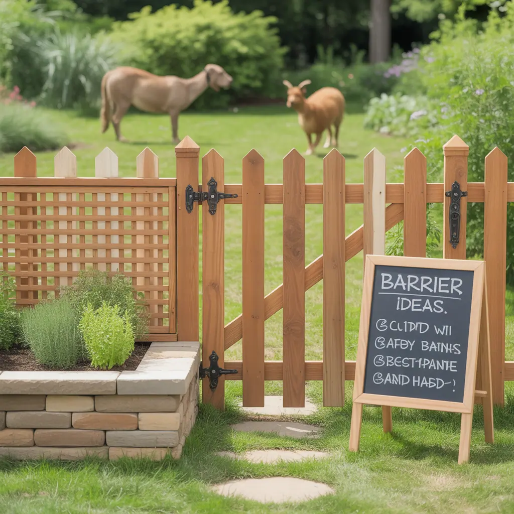 garden fence ideas animal barrier