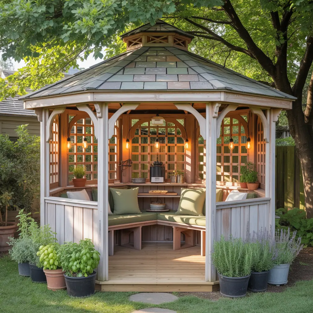 gazebo ideas small backyard