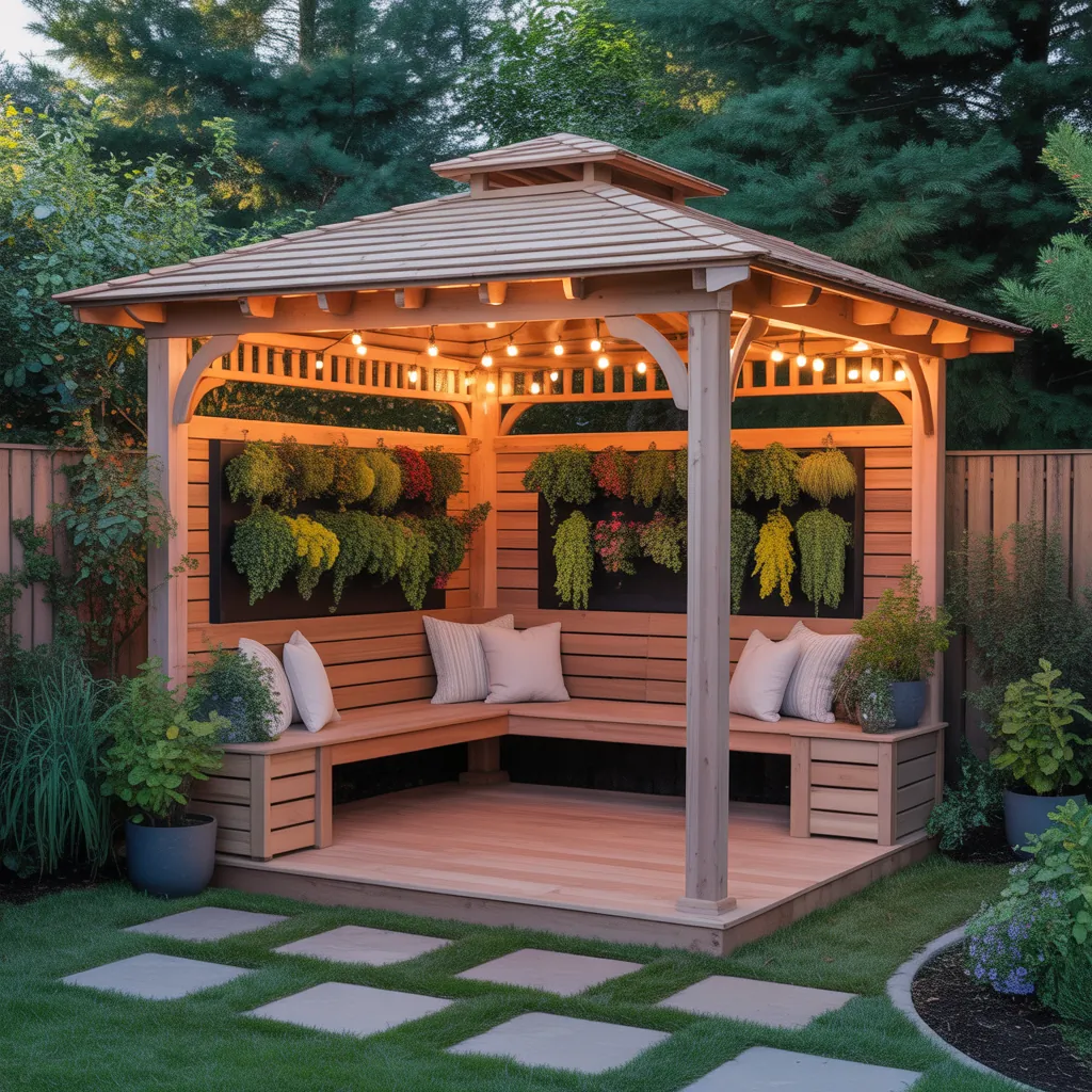 gazebo ideas small backyard